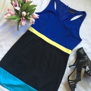 Cynthia Rowley multi color shift dress